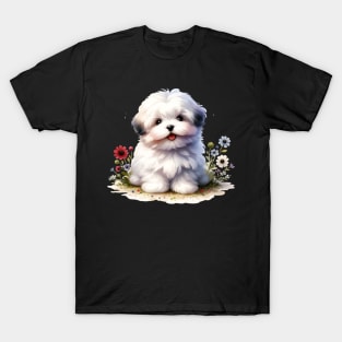 Cute Coton De Tulear Puppy T-Shirt